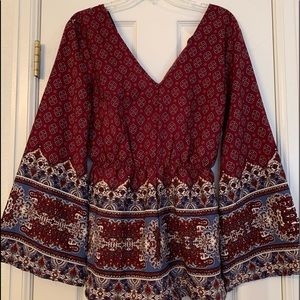 Patterned Romper